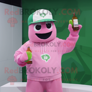 Rosa-grünes Bier...