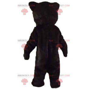 Mascotte orso bruno e nero ruggente aria - Redbrokoly.com