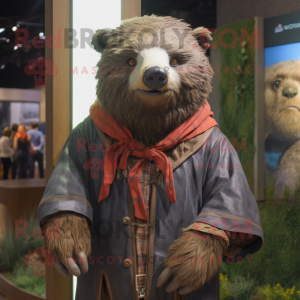 Rust Sloth Bear personagem...