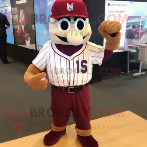 Maroon Baseball Glove...