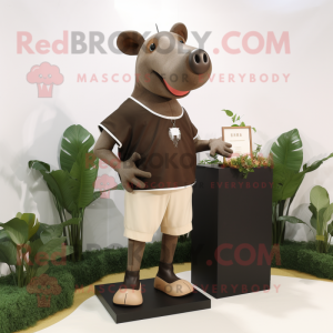 Brown Tapir mascotte...