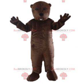 Brun bever gnager marmot maskot - Redbrokoly.com