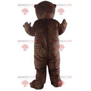 Mascote castor marrom roedor marmota - Redbrokoly.com