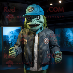 Cyan Zombie mascotte...