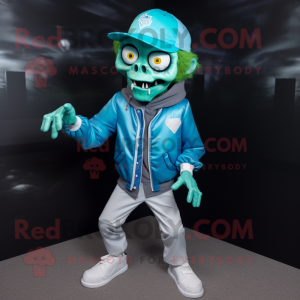 Cyan Zombie mascotte...