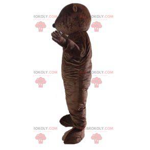 Brown Biber Nagetier Murmeltier Maskottchen - Redbrokoly.com