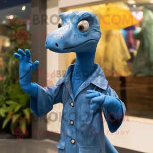 Blue Coelophysis mascotte...