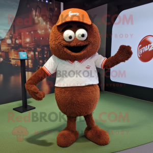 Rust golfball maskot drakt...