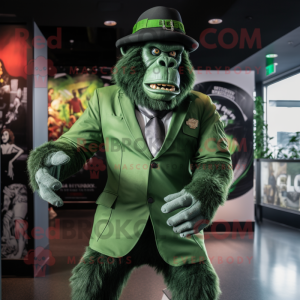 Green Gorilla mascotte...