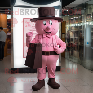 Pink Chocolate Bar maskot...