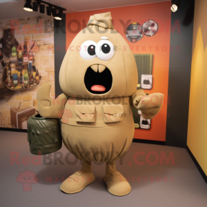 Tan Grenade mascotte...