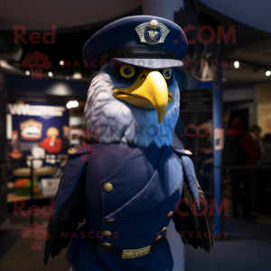 Navy Hawk maskot kostume...