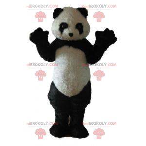 Czarno-biała maskotka panda cała włochata - Redbrokoly.com