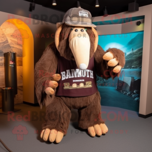 Brown Mammoth mascotte...