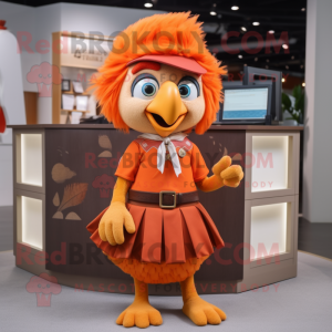 Orange Harpy mascotte...