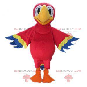 Mascota loro gigante rojo amarillo y azul - Redbrokoly.com