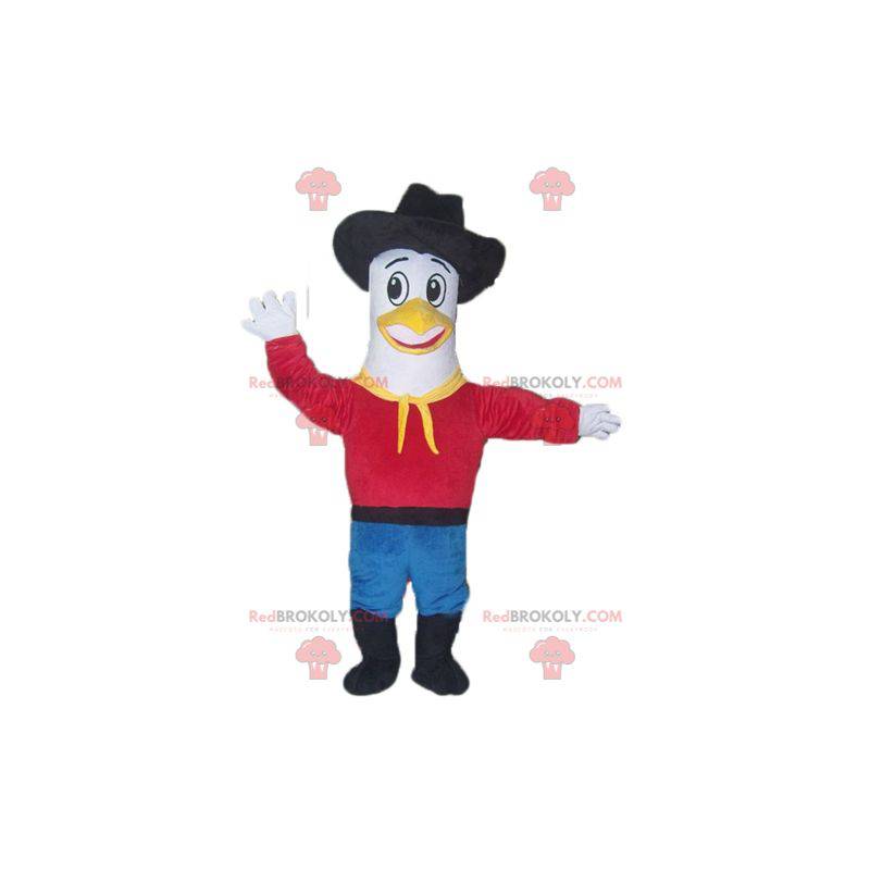 Pigeon måke maskot i cowboy antrekk - Redbrokoly.com Pigeon måke maskot i cowboy antrekk - Redbrokoly.com