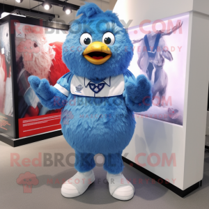 Blue Fried Chicken mascotte...