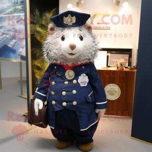 Navy Hedgehog maskot...