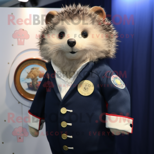 Navy Hedgehog mascotte...