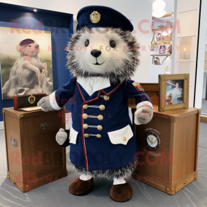 Navy Hedgehog mascotte...