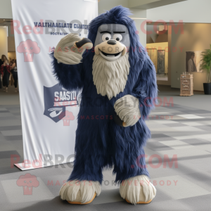 Navy Sasquatch maskot...