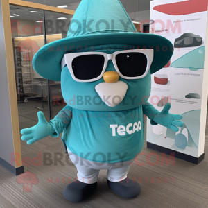 Teal Tacos Maskottchen...