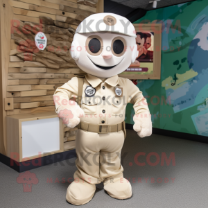 Cream Commando maskot...