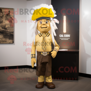 Gold Chief mascotte kostuum...