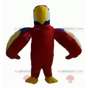 Maskot söt papegoja röd grön blå och gul - Redbrokoly.com