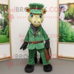 Forest Green Mare maskot...