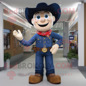nan Horseshoe mascot costume character dressed with a Bootcut Jeans and Suspenders