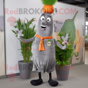 Gray Carrot mascotte...