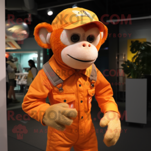 Orange Monkey mascotte...