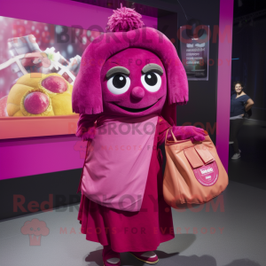 Magenta Falafel maskot...