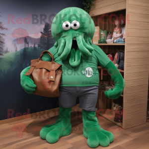 Forest Green Kraken maskot...