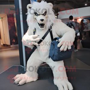 White Werewolf maskot...