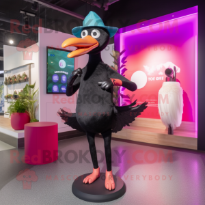 Black Flamingo mascotte...