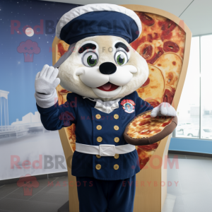 Navy Pizza mascotte kostuum...