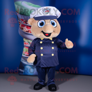 Navy Pizza mascotte kostuum...