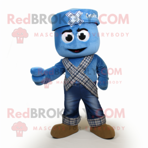 Blue Celtic Cross maskot...