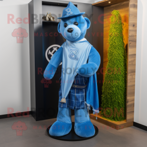 Blue Celtic Cross maskot...