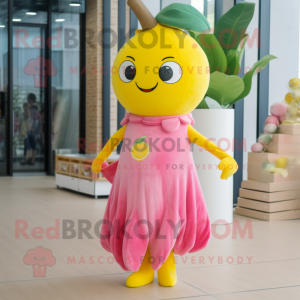 Pink Lemon mascotte kostuum...