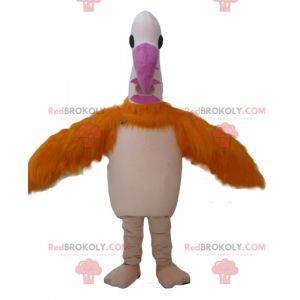 Mascote flamingo de avestruz gigante - Redbrokoly.com