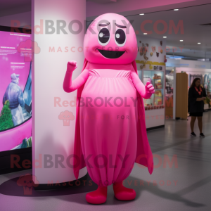 Rosa anheng maskot kostyme...