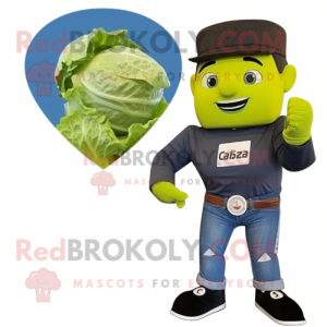 Svart Caesar Salad maskot...