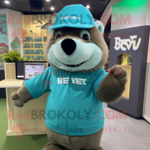 Cyan Beaver mascotte...