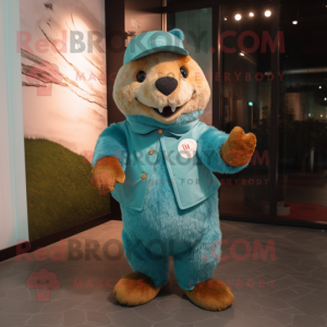 Cyan Beaver mascotte...