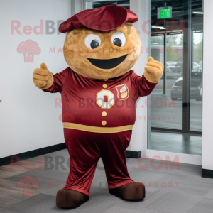 Maroon Pot Of Gold maskot...