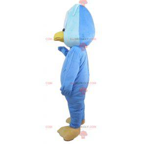 Giant and funny blue chick bird mascot - Redbrokoly.com
